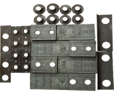 Комплект деталей изоляции фундаментных угольников стрелочных гарнитур Р-50 с доставкой по РБ