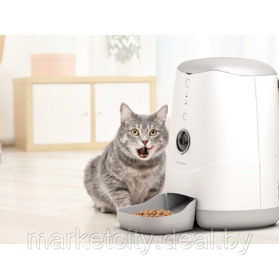 Умная автоматическая кормушка для кошек и собак Petoneer Visual Feeder (FDW020) - фото 4 - id-p162262795