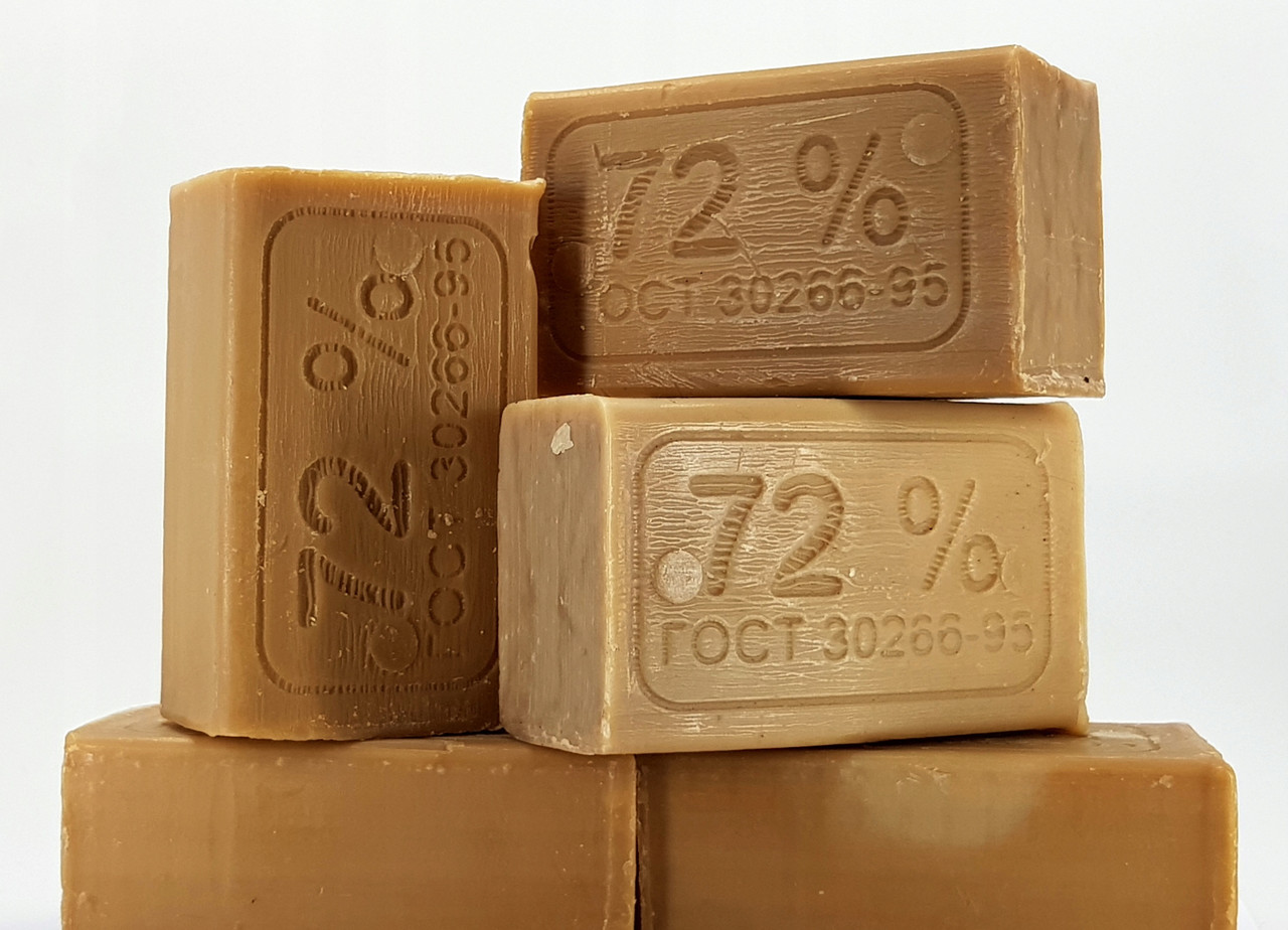Мыло хозяйственное твёрдое 72% 200гр