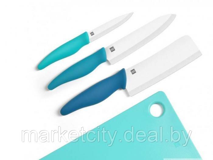 Набор керамических ножей Xiaomi Huohou Ceramic Knife Chopping Block Ki - фото 1 - id-p162268894