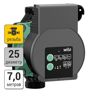 Wilo Varios Pico STG 25/1-7, 220 В циркуляционный насос