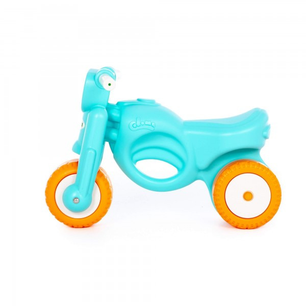 Детская игрушка каталка-мотоцикл "Мини-мото" сафари (голубая) арт. 90324 ПОЛЕСЬЕ - фото 2 - id-p162276947