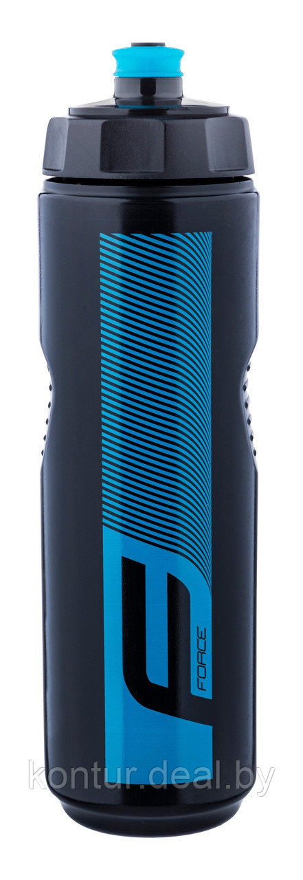 Велобутылка Force, QUART, 900мл, черно/синяя - фото 1 - id-p162282138