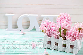 Фотообои Розовые гиацинты