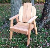 Кресло садовое из массива сосны "Лотос"
