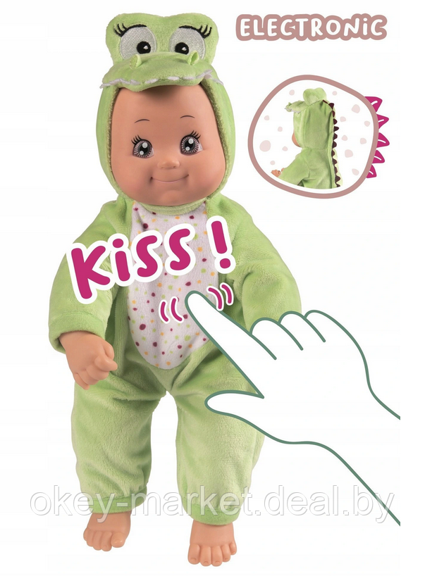 Интерактивный пупс Smoby Mini Kiss 210128 - фото 5 - id-p162299904