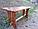 Стол садовый и банный из массива сосны "Свояк" 2,5 метра, фото 5