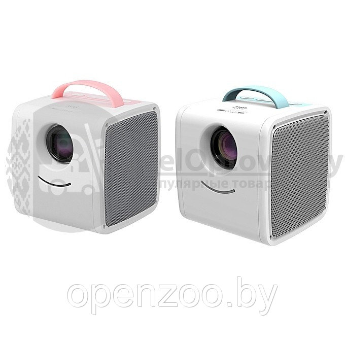 Детский проектор Kids Story Projector Q2 Белый с розовой ручкой - фото 4 - id-p92409479