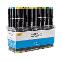 Finecolour набор маркеров Brush Marker, 36 штук