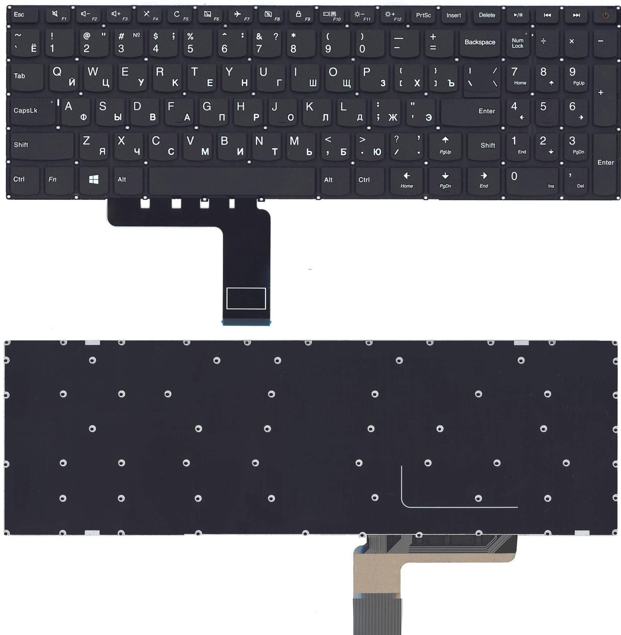 Клавиатура Lenovo IdeaPad 110-15AST черная