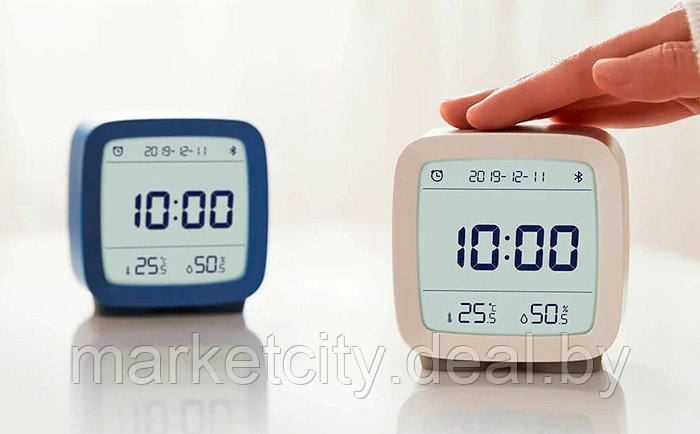 Будильник Xiaomi ClearGrass Bluetooth Thermometer Alarm clock CGD1 - фото 3 - id-p162335322