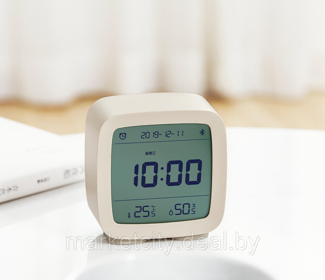 Будильник Xiaomi ClearGrass Bluetooth Thermometer Alarm clock CGD1 - фото 1 - id-p162335322