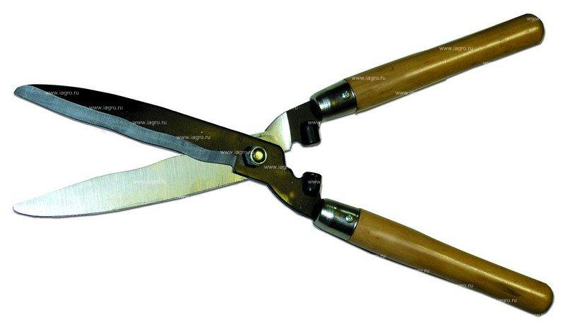 Ножницы бордюрные 51см с деревянными ручками, фигурные лезвия - фото 1 - id-p162336215