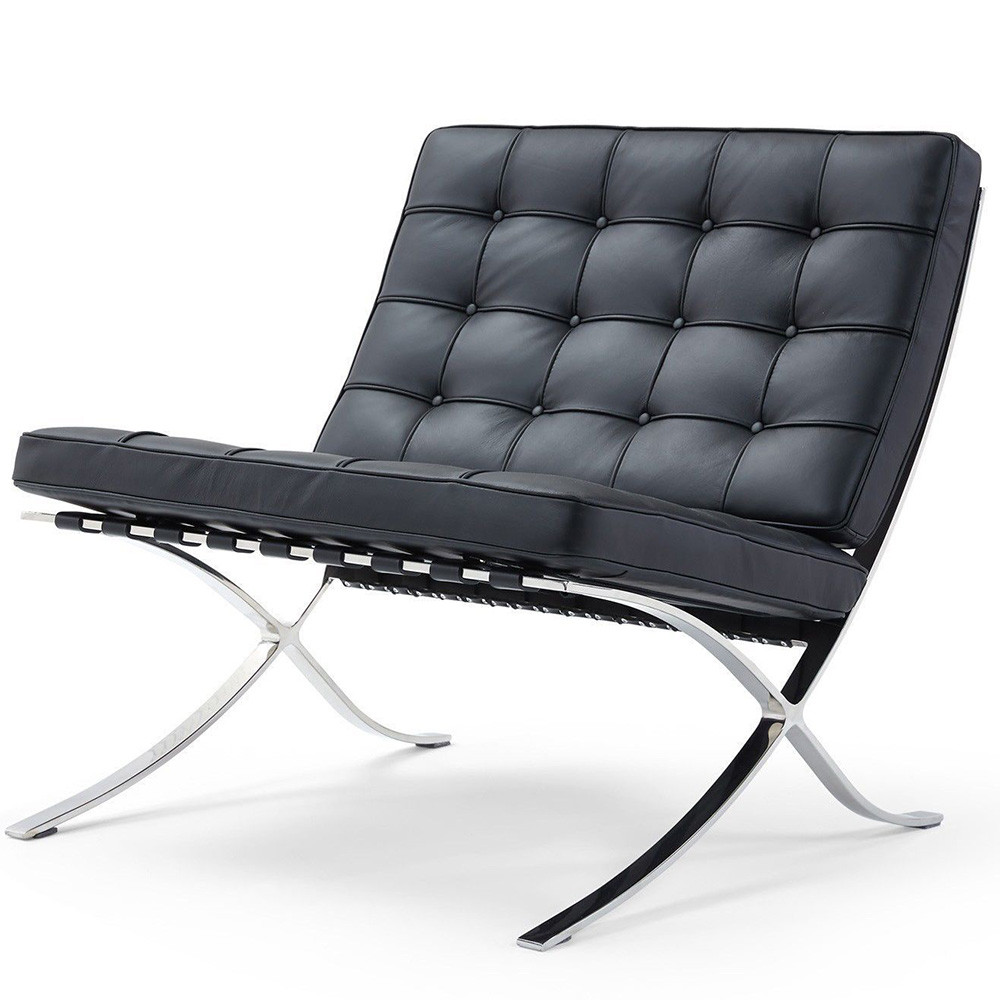 Кресло BARCELONA CHAIR чёрный - фото 2 - id-p162361381