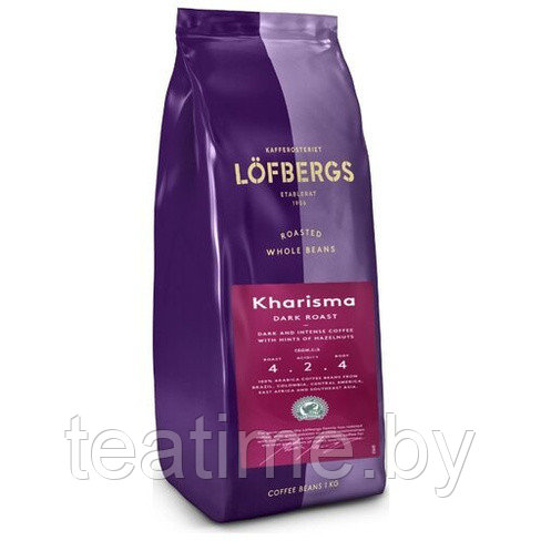 Кофе Lofbergs Lila Kharisma 1000 г. (в зернах) - фото 1 - id-p31502955