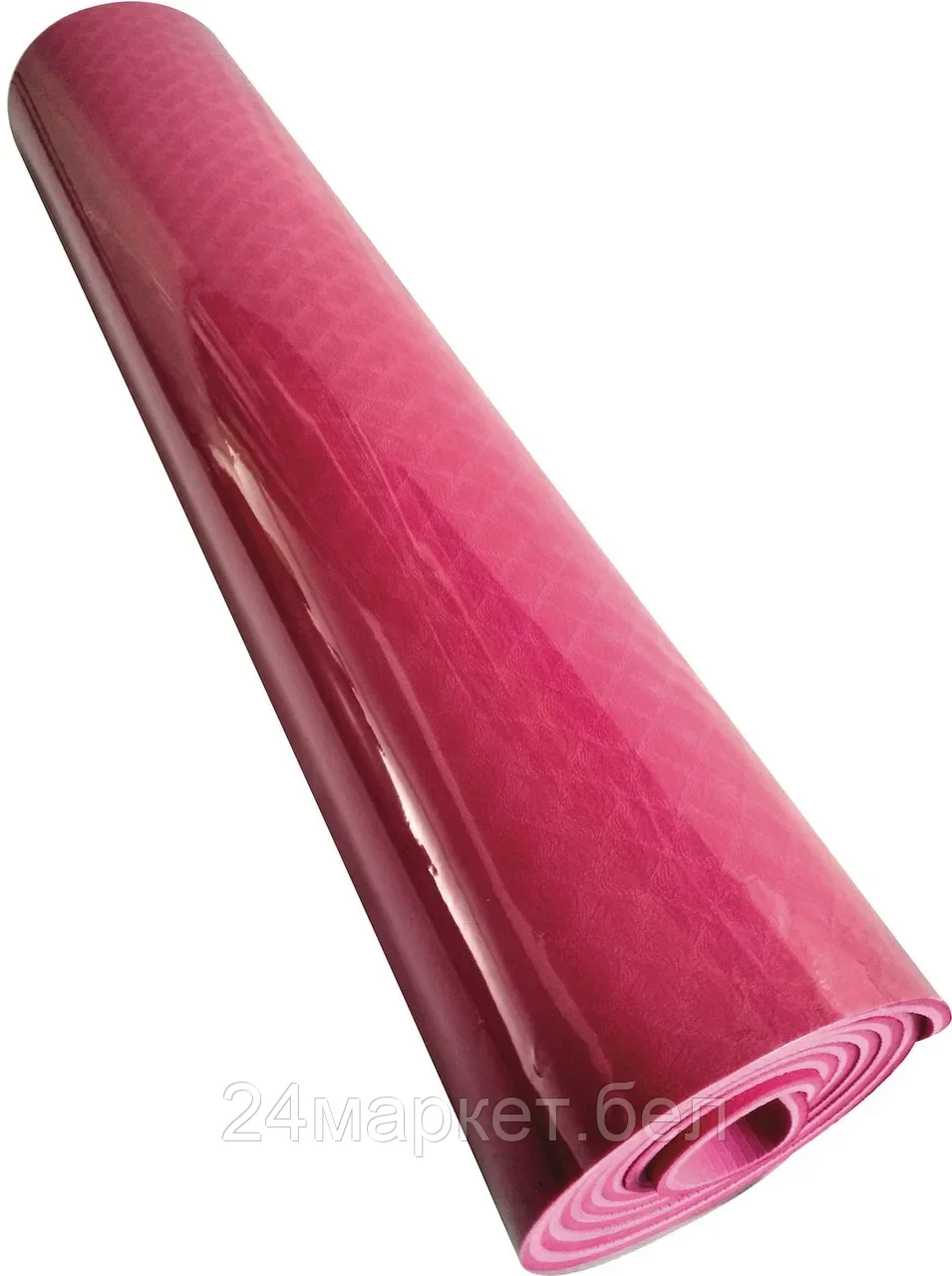 (002881) 173x61x0,6 розовый Коврик для йоги ЭКОС - фото 1 - id-p162185183