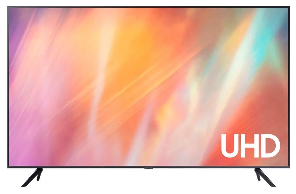 Телевизор SAMSUNG UE55AU7100UXRU серый Smart TV - фото 1 - id-p162169605