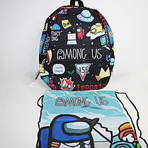 Школьный рюкзак Among Us (амонг ас), фото 3