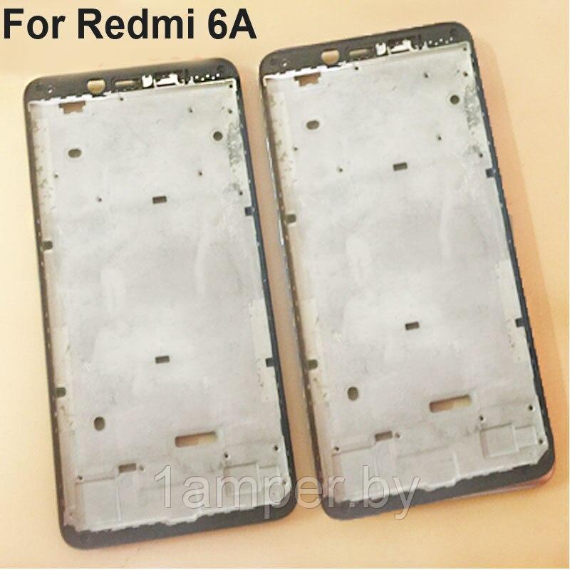 Передняя рамка дисплея Original для Xiaomi Redmi 6/Redmi 6A Черная
