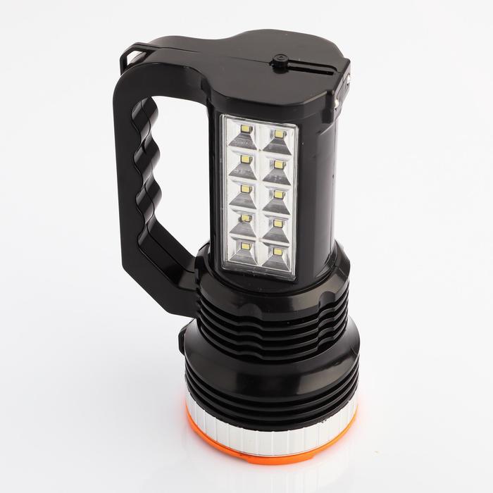 Фонарь ручной аккумуляторный, 220 V, 2 типа освещения, 11 LED, микс, 17х9.5х7.3 см - фото 3 - id-p162307060