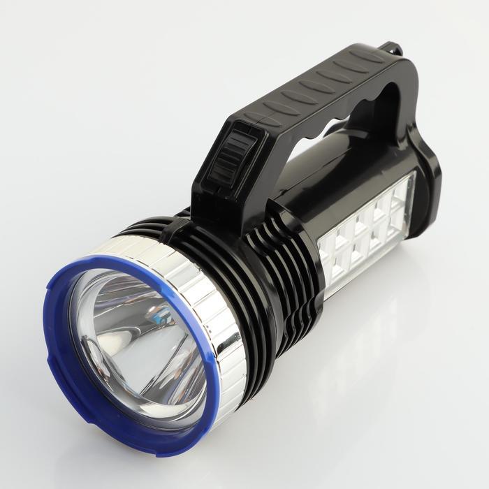 Фонарь ручной аккумуляторный, 220 V, 2 типа освещения, 11 LED, микс, 17х9.5х7.3 см - фото 7 - id-p162307060