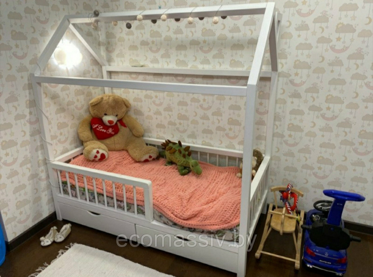 Кровать детская Томми дом - фото 2 - id-p115728016