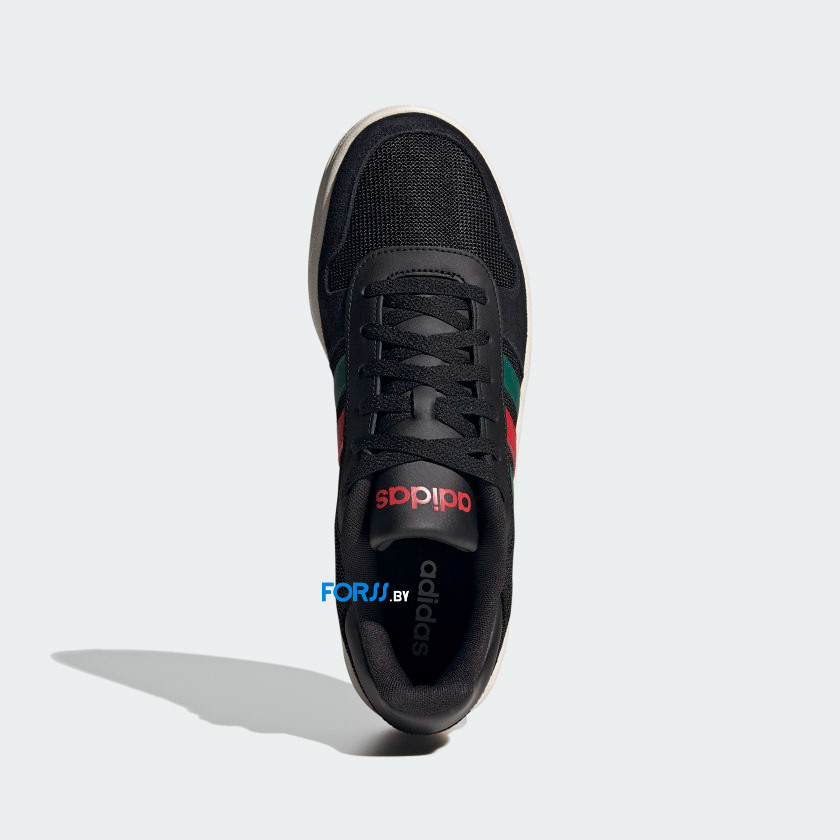 Кроссовки Adidas HOOPS 2.0 (Core Black / Scarlet) - фото 7 - id-p162398352