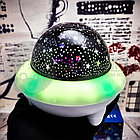 Ночник колонка Летающая тарелка Bluetooth LED Crystal Magik Ball Пульт ДУ Черный корпус, фото 9