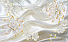Фотообои 3Д нефритовые цветы