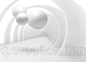 Фотообои Белые шары 3Д 2