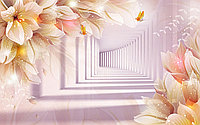 Фотообои Туннель-цветы
