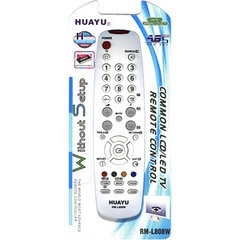 Huayu for Samsung RM-L808W (PVC) белый  корпус  универсальный пульт (серия HRM828)