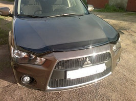 Дефлектор капота SIM Mitsubishi Outlander XL c 2010 верхний. РАСПРОДАЖА