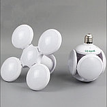 Складная светодиодная лампа-люстра Football UFO Lamp 45W цоколь E27 (4 лопасти), фото 3