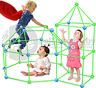 Детский конструктор Build Your Own Den 3D Палатка  Создание объемных геометрических фигур 87 деталей, 3, фото 10
