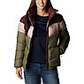 Куртка утепленная  женская Columbia Puffect™ Color Blocked Jacket хаки, фото 4
