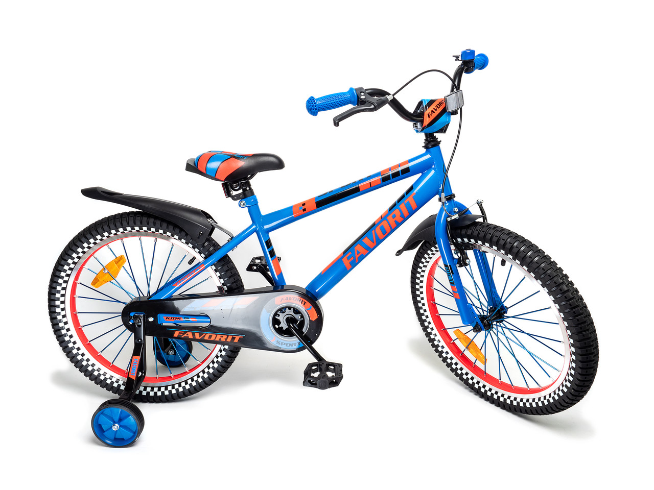 Велосипед детский Детский велосипед Favorit Sport 20 синий - фото 1 - id-p162472449
