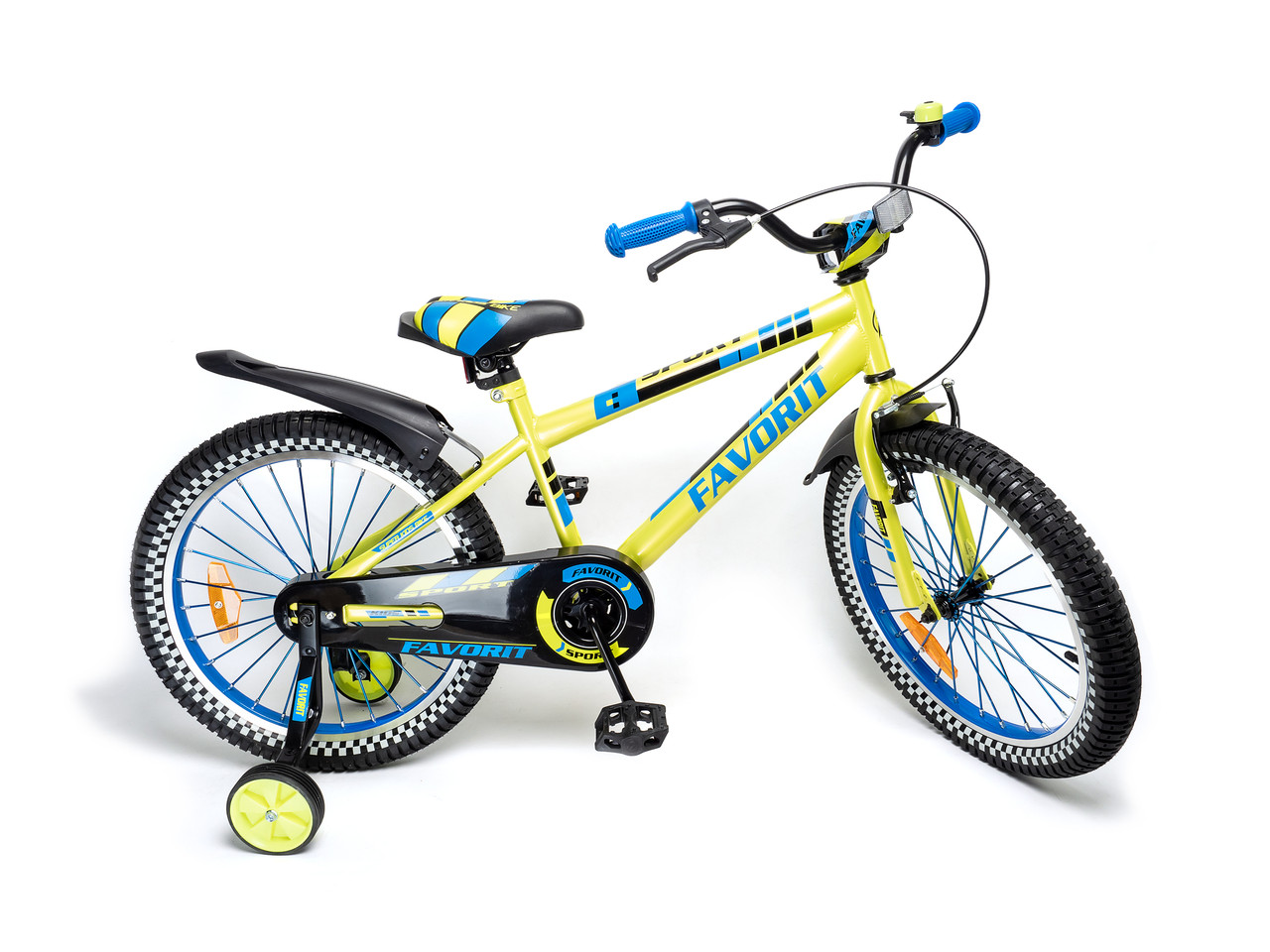 Велосипед детский Детский велосипед Favorit Sport 20 желтый - фото 1 - id-p162472450