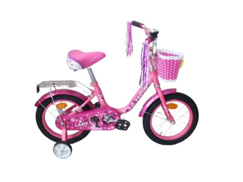 Велосипед детский Детский велосипед Favorit lady 14 розовый - фото 1 - id-p162483599