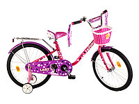 Велосипед детский Детский велосипед Favorit lady 20 ярко-розовый