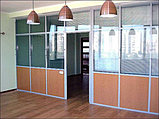 Офисная перегородка стекло, Песочный, фото 6