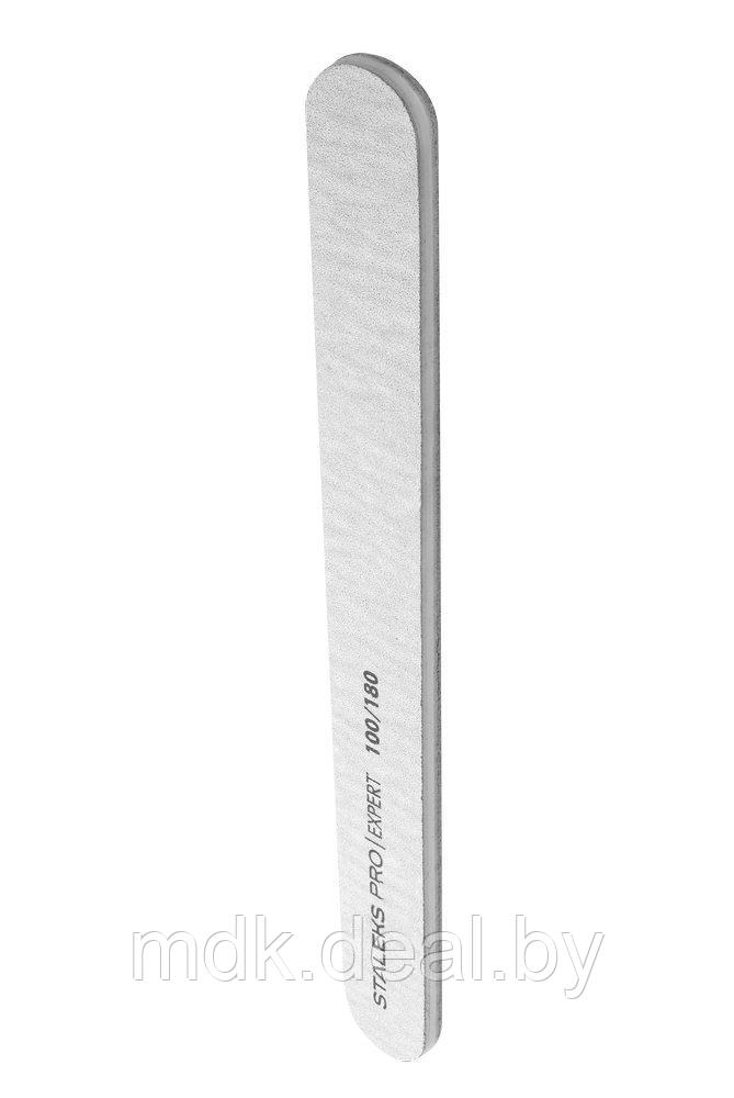 NFB-20/1 Пилка прямая минеральная для ногтей Staleks Pro 100/180 грит - фото 1 - id-p139386640