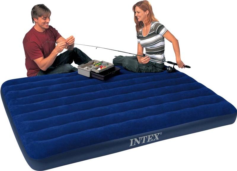 Надувной матрас intex downy bed 64763