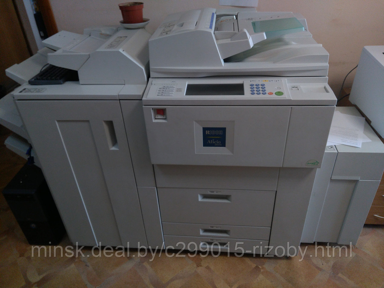 МФУ Ricoh Aficio 2075 минитипография+ брошюровщик