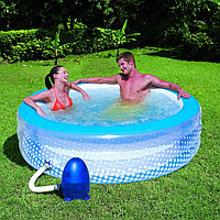 51109B BW Бассейн Н-ДЖАКУЗИ RELAX'N BUBBLE 196Х53СМ