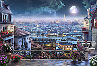 Фотообои Ночной Париж фреска