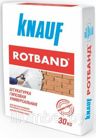 Штукатурка гипсовая ROTBAND (РОТБАНД) 30 кг РБ, фото 2