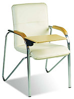 Кресло САМБА хром T Extra для переговорных и зон ожиданий, SAMBA Chrome Т искусственная кожа V