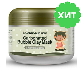 Маска для лица Bioaqua Carbonated Bubble Clay Mask, 100г