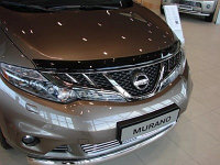 Дефлектор капота V-STAR Nissan Murano c 2008